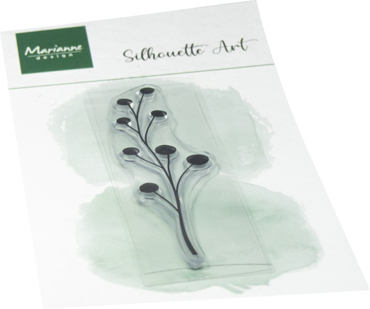Clear Stamps - Silhouette Art - Berries