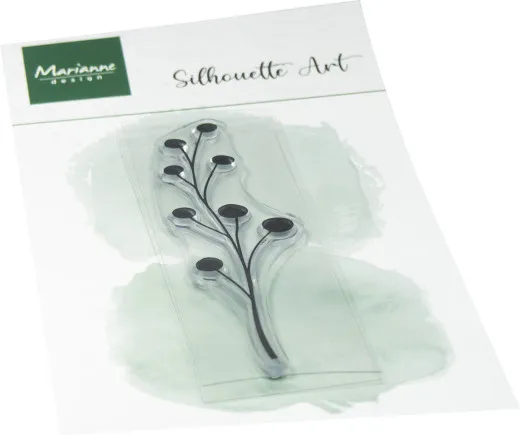 Clear Stamps - Silhouette Art - Berries