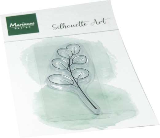 Clear Stamps - Silhouette Art - Eucalyptus twig