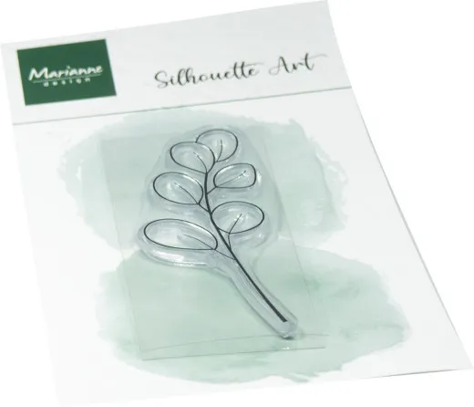 Clear Stamps - Silhouette Art - Eucalyptus twig