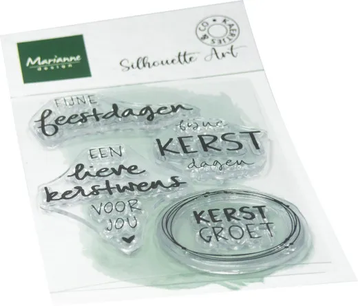 Clear Stamps - Kerstwensen by Kaertjes & Co