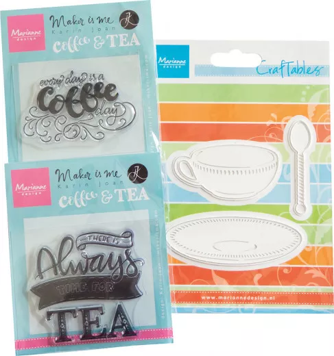 Marianne Design Sortiment Set - Coffee & Tea