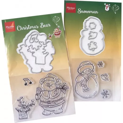 Marianne Design Sortiment Set - Bear & Snowman