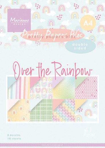 Pretty Paper Bloc - A4 - Over the Rainbow by Marleen