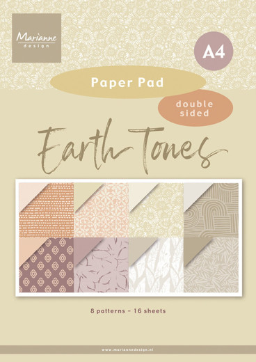 Paper Pad A4 - Earth Tones