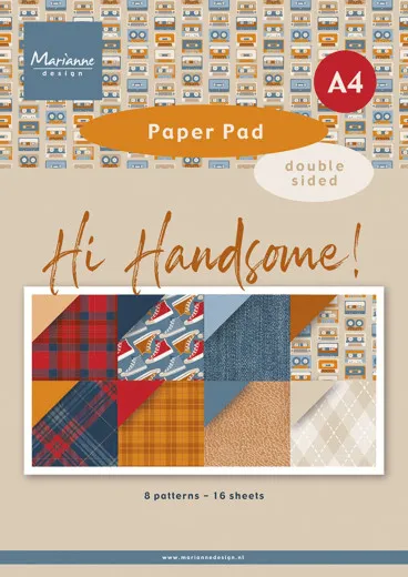 Paper Pad A4 - Hi Handsome!