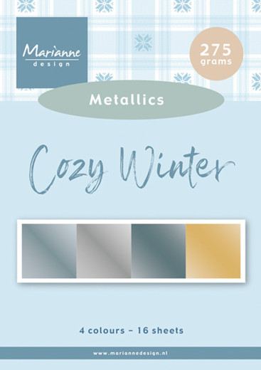 Paper Pad A5 - Cozy Winter - Metallics