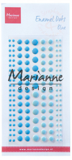 Decoration Enamal dots - Blau