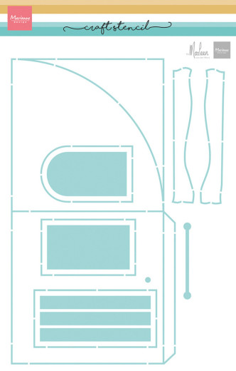 Mask Stencil by Marleen - Create a Room