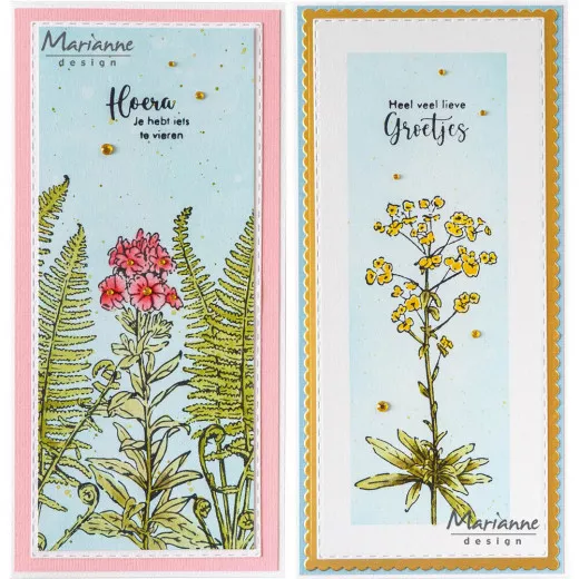 Clear Stamps - Tiny‘s Borders - Euphorbia