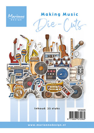 Marianne Design Die-Cuts - Making Music