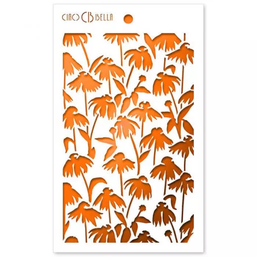 Ciao Bella Texture Stencil - Daisies