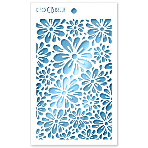 Ciao Bella Texture Stencil - Blossom