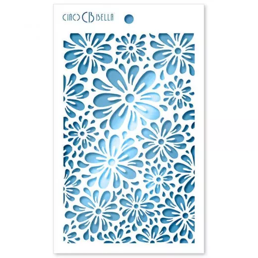 Ciao Bella Texture Stencil - Blossom