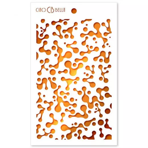 Ciao Bella Texture Stencil - Abstract Dots