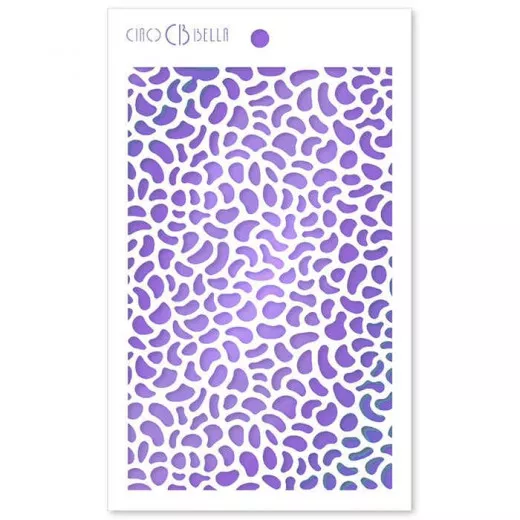 Ciao Bella Texture Stencil - Animal Dots