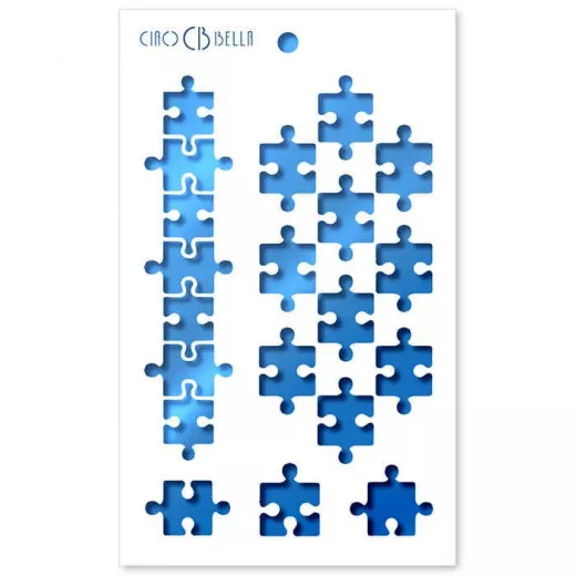 Ciao Bella Texture Stencil - Puzzle