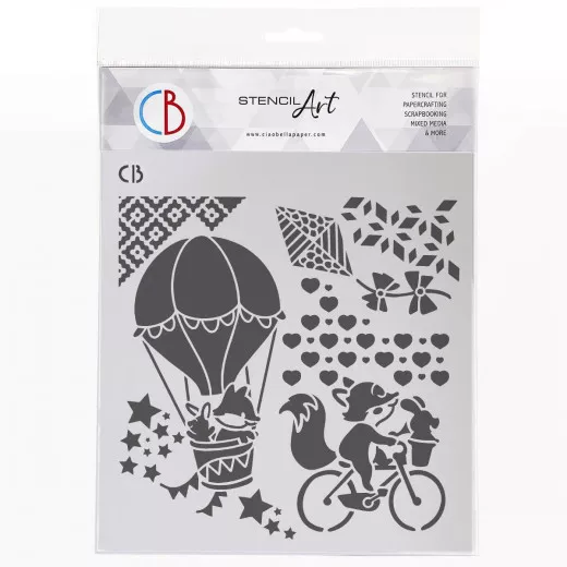 Ciao Bella Texture Stencil - Travel with Imagination