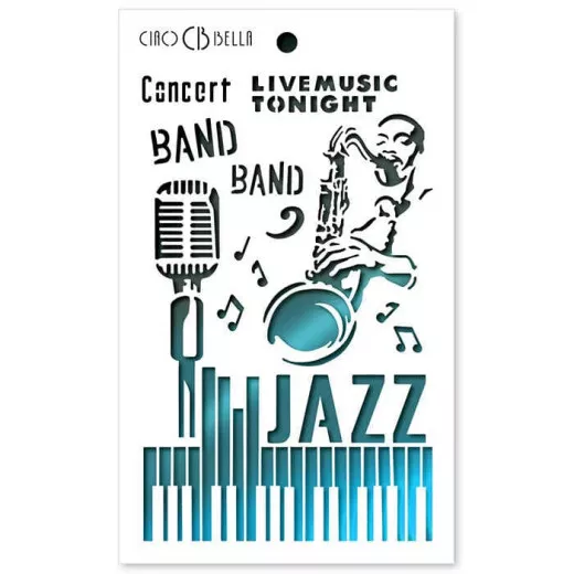 Ciao Bella Texture Stencil - Jazz