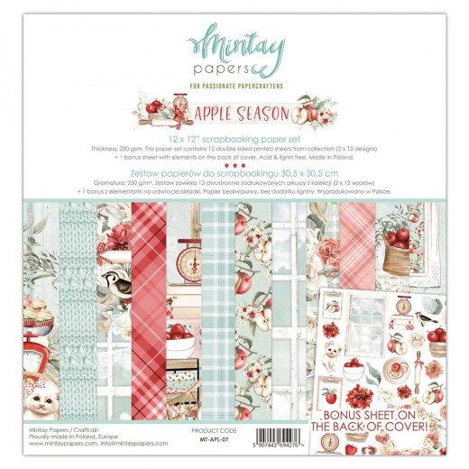 Mintay Apple Season 12x12 Paper Pack