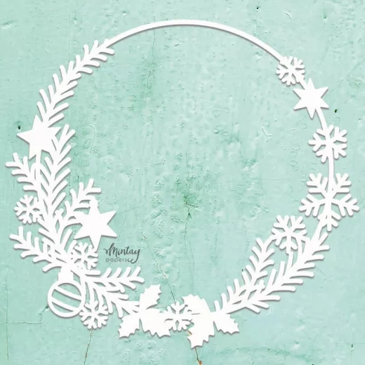 Mintay Chippies Decor Christmas Wreath