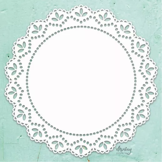 Mintay Chippies Decor Filigree Doily