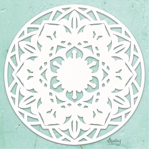 Mintay Chippies Decor Filigree Mandala