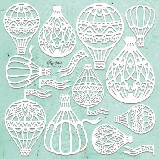 Mintay Chippies Decor Hot Air Balloons Set