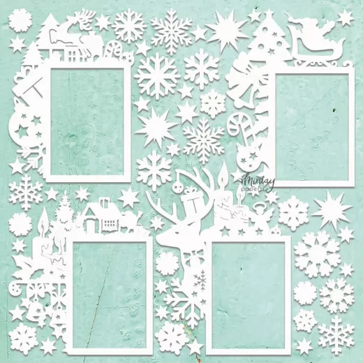 Mintay Chippies Decor - Christmas Frames