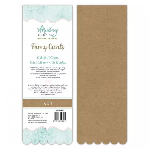 Mintay Papers Fancy Cards Kraft 02