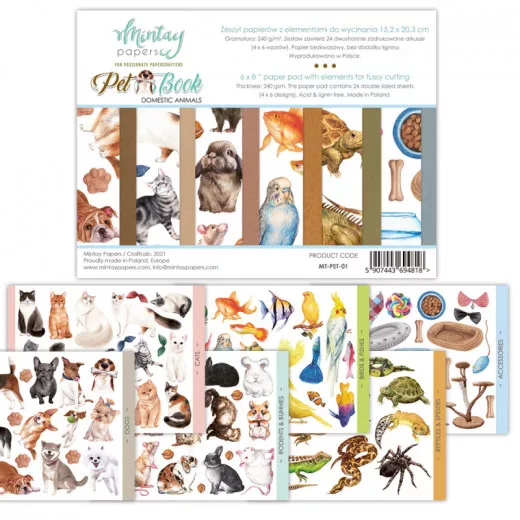 Mintay Pet Book 6x8 Paper Pad