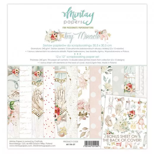 Mintay Tiny Miracle 12x12 Paper Pad