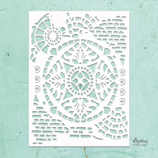 Mintay Kreativa 6x8 Stencil - Ornaments