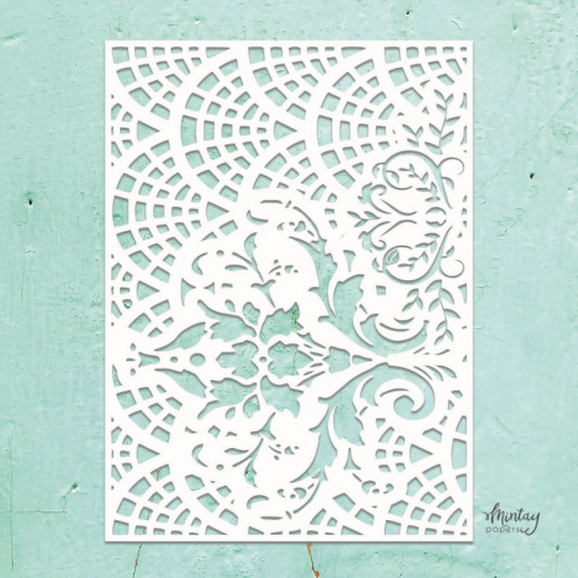 Mintay Kreativa 6x8 Stencil - Lacey