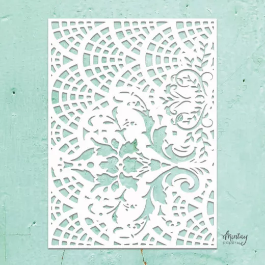 Mintay Kreativa 6x8 Stencil - Lacey