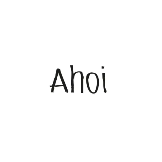 Stempel - Ahoi groß