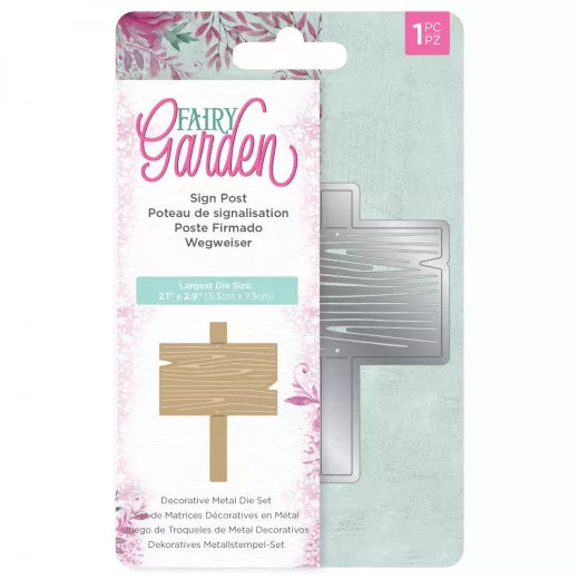 Metal Cutting Die - Fairy Garden Sign Post