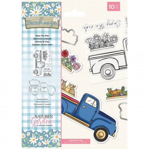 Clear Stamps and Die - Farmhouse Enjoy The Ride