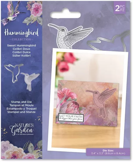 Clear Stamps and Cutting Die - Sweet Hummingbird