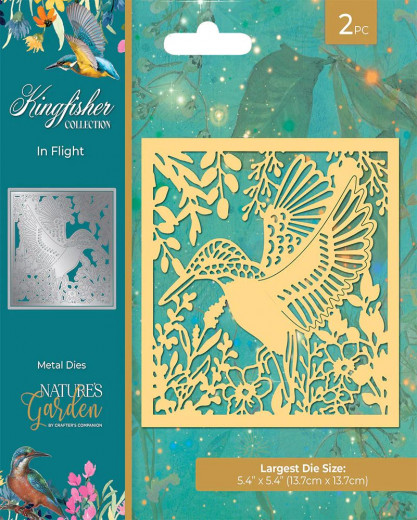 Metal Cutting Die - Natures Garden - Kingfisher Collection - In Flight