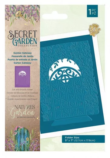 Cut and Embossing Folder - Secret Garden Garden Gateway