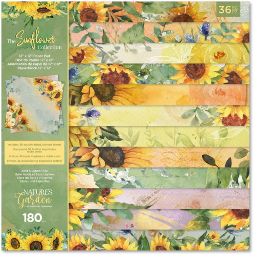 Sunflower Collection 12x12 Paper Pad