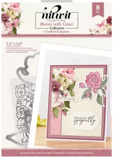 Clear Stamps and Metal Die - Bloom with Grace