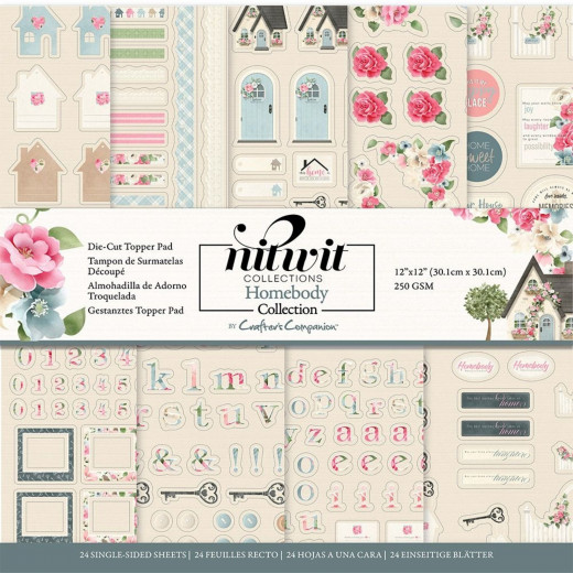 Homebody 12x12 Decoupage Paper Pad