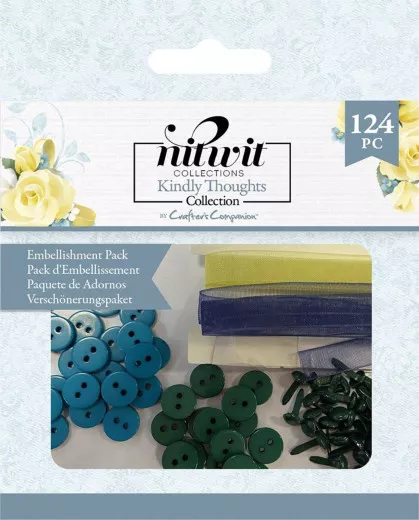 Nitwit Kindly Thoughts Embellishment Pack