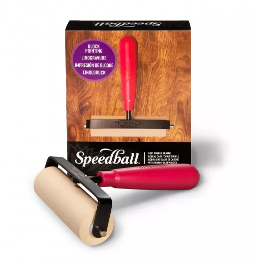 Speedball - Brayer 4 - Soft Rubber