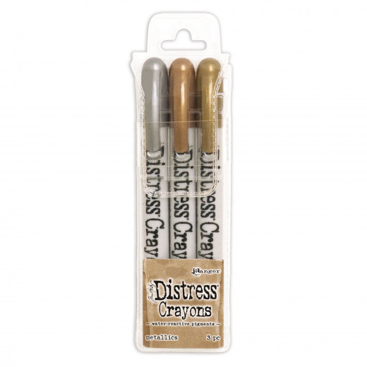 Distress Crayon Set - Metallics