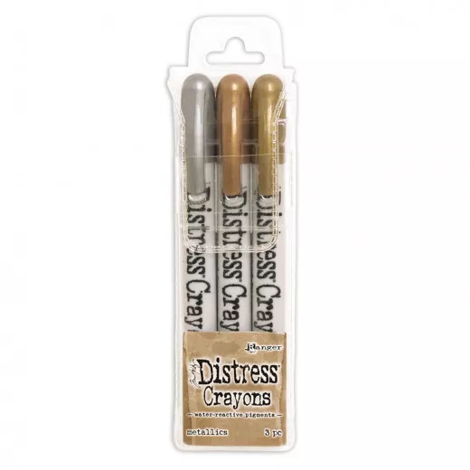 Distress Crayon Set - Metallics