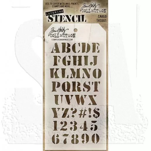 Tim Holtz Layered Stencil - Cargo