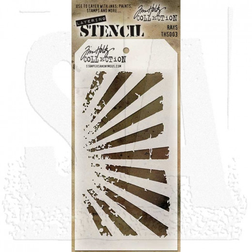 Tim Holtz Layered Stencil - Rays